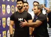 پایان رقابت جذاب دسته ۹۴ کیلوگرم لیگ برتر وزنه‌برداری در اهو... -