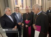 بازدید استاندار تهران از کلیسای سنت ژوزف و تبریک سال نو به م... -