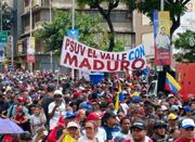 تظاهرات گسترده مردم ونزوئلا علیه آمریکا+ فیلم - اکونیوز