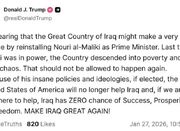 پاسخ تند نوری مالکی به تهدیدهای ترامپ - اکونیوز