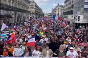 راهپیمایی فرانسوی ها برای خروج فرانسه از اتحادیه اروپا+ فیلم... -