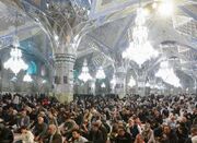 ویژه برنامه مناجات خوانی شب اول ماه رمضان در حرم امام رضا(ع)... -