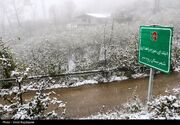 بارش برف و باران در جاده‌های این استان‌ها/ مسافران بخوانند