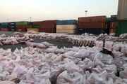 ۱۰۰ هزار تن برنج در بنادر تلنبار شده/ فاسد شدن و ریختن برنج در دریا ؟