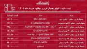 قیمت جدید انواع یخچال فریزر دوقلو ۵ خرداد ۱۴۰۵ / یخچال دوقلو بوش، دوو، اسنوا، ال جی و...چند شد؟ + جدول