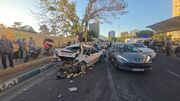 جزئیات حادثه هولناک در بزرگراه اشرفی اصفهانی تهران/ برخورد مرگبار ۱۲ خودرو و با اتوبوس