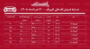 شرایط جدید فروش اقساطی کوییک در بازار/ با اقساط ۵ ساله کوییک بخرید+ جدول خردادماه ۱۴۰۵