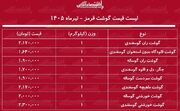 لیست قیمت گوشت قرمز امروز چهارشنبه ۱۰ تیر ۱۴۰۵ | ران گوسفندی کیلویی چند شد؟ + جدول