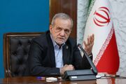 مسعود پزشکیان وارد نجف شد