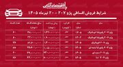 شرایط جدید فروش اقساطی پژو ۲۰۷ در بازار/ با اقساط ۵ ساله پژو ۲۰۷ صفر بخرید+ جدول تیرماه ۱۴۰۵