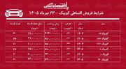 شرایط جدید فروش اقساطی کوییک در بازار/ با ماهی ۱۰ میلیون تومان کوییک بخرید+ جدول تیرماه ۱۴۰۵