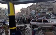 ببینید / حلب هم اکنون؛ جشن خیابانی گروه های معارض تکفیری