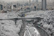 برف و باران در ۳۰ ایستگاه هواشناسی تهران