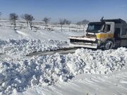 راهداری: ارتفاع برف اخیر در برخی از مناطق فیروزکوه به ۲ متر رسید