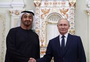 دیدار رئیس‌جمهور روسیه و رئیس امارات/ پوتین: گفت‌وگوی بین مسکو و ابوظبی با توجه به اوضاع خاورمیانه، مهم و ضروری است