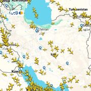 معاون وزیر راه: پروازهای عبوری از آسمان ایران نصف شده است
