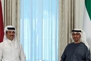امیر قطر به امارات رفت