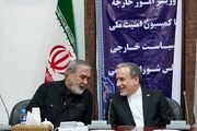 جلسه عراقچی با اعضای کمیسیون امنیت ملی مجلس/ گزارش وزیر خارجه درباره روند مذاکرات و مفاد تفاهم خاتمه جنگ