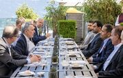 دیدار وزرای خارجه قطر و سوئیس در هتل محل مذاکرات ایران و آمریکا