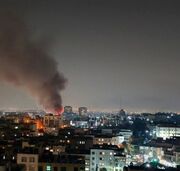 آتش سوزی انبار کالا در خیابان سعدی تهران