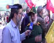 ببینید| فرمانده نیروی زمینی سپاه: برای مقابله با هرگونه اشتباه محاسباتی دشمن ۱۰۰ درصد آماده‌ایم و با قدرت پاسخ خواهیم داد
