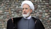 عکس/دیده‌بوسی پزشکیان و مهدی کروبی در مراسم ختم احمد ناطق نوری