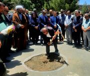 کلنگ احداث مدرسه روستای نامیله ملایر به زمین زده شد