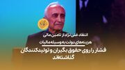 (ویدیو) غنی‌نژاد: در مالیات‌گیری فشار را روی حقوق‌بگیران و تولیدکنندگان گذاشته‌اند