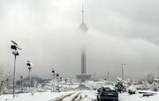 (ویدیو) تصویری تماشایی از برف تهران