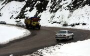 برف و باران در جاده‌های ۱۸ استان