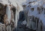 (ویدئو) یخبندان در جهنم‌دره