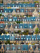 نمای هوایی محله سیب‌زمینی در کپنهاگ؛ ترکیب تاریخ و هندسه