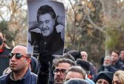 تصاویر؛ تشییع و خاکسپاری پیکر رضا رویگری