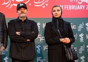 تصاویر؛ مهران غفوریان و محیا دهقانی در روز اول جشنواره فیلم فجر