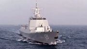 ناوشکن جدید چین وارد آب‌های آزاد شد