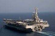 ناو هواپیمابر «یو‌اس‌اس جرالد آر. فورد» به همراه کشتی‌های جنگی اسکورت به خاورمیانه اعزام خواهد شد