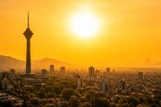 وزش باد شدید و افزایش دمای هوای تهران