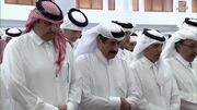 مراسم تشییع پیکر شیخ حمد امیر پیشین قطر