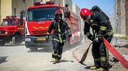 مهار آتش سوزی در یک هتل چهار طبقه در مشهد/ ۴۰ نفر نجات یافتند