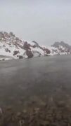 جلوه زمستانی سبلان در دل مردادماه