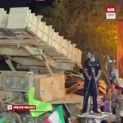 ویدئو؛ حرکت سامانه پدافندی در تجمعات شبانه تهران