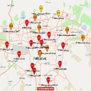 هوای اکثر مناطق تهران در وضعیت قرمز