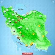 رگبار باران و برف در ۵ استان / تهران بارانی می شود؟