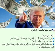 پیام مهم ترامپ برای ایران! | ترامپ به تهران سفر می‌کند؟!