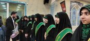 بزرگداشت شهادت شهید دانش‌آموز در نماز جمعه تنکابن با حضور پرشور دانش‌آموزان شهرستان