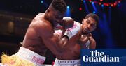 Anthony Joshua drops Ngannou three times in ferocious two-round knockout