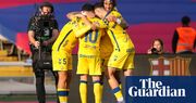 Barcelona’s edge gone as Las Palmas write their own history at anniversary party | Sid Lowe