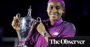 Battling Coco Gauff sinks Zheng Qinwen to win her first WTA Finals