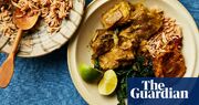 Thomasina Miers’ recipe for Caribbean mutton curry and a spicy banana relish