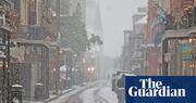 Frigid weather and record snow engulf US south with multiple deaths reported